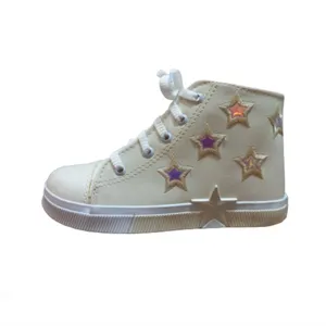 نیم بوت دخترانه مدل 5star رنگ شیری