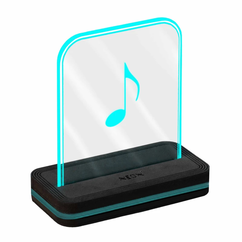 چراغ رومیزی نئون مدل CHNG_TURQUOIS_AC