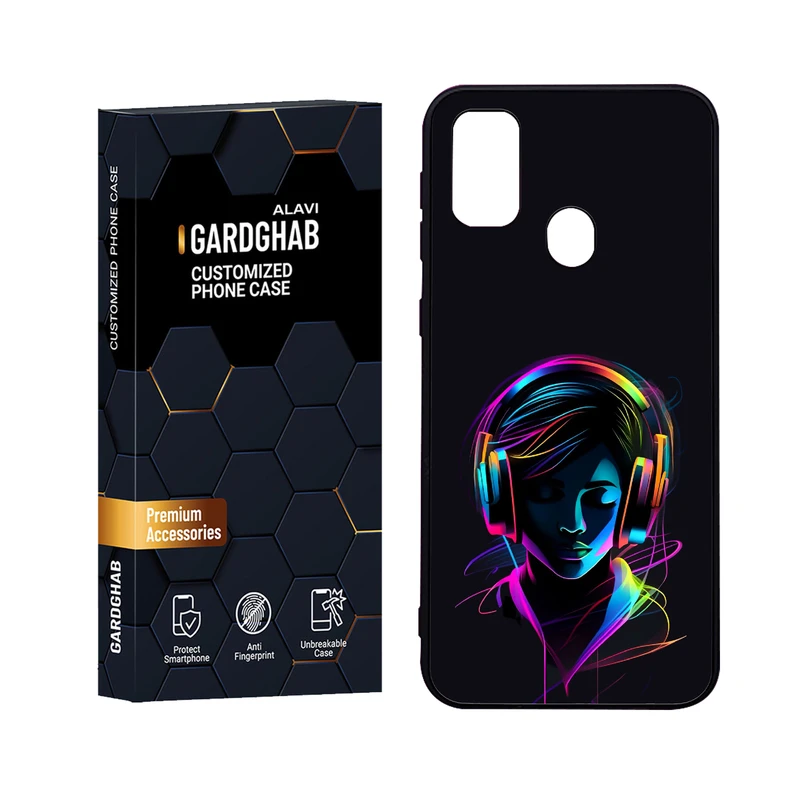 کاور گارد قاب علوی مدل Glass مناسب برای گوشی موبایل سامسونگ Galaxy M21