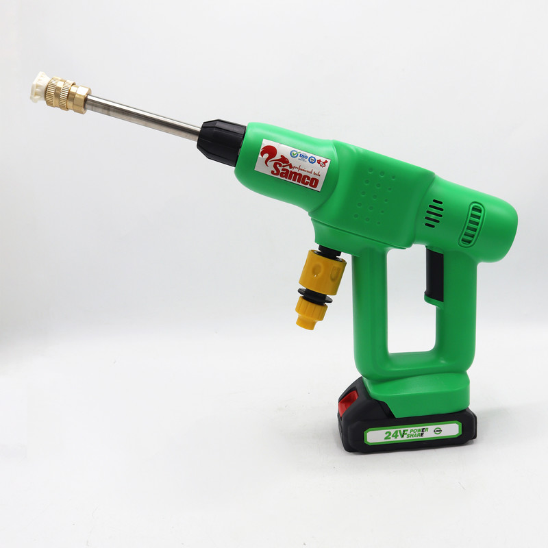 کارواش شارژی سامکو مدل YP-SAMPASH-24V مجموعه 11 عددی