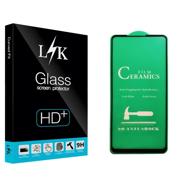 محافظ صفحه نمایش سرامیکی ال کی مدل +LITE مناسب برای گوشی موبایل سامسونگ Galaxy A21