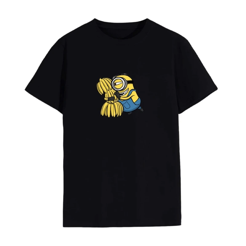 تی شرت لانگ زنانه مدل مینیون و موز