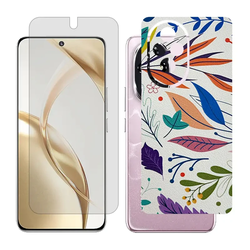 محافظ صفحه نمایش مات گلس مدل Together مناسب برای گوشی موبایل آنر 200 / Honor 200 به همراه برچسب پوششی پشت گوشی