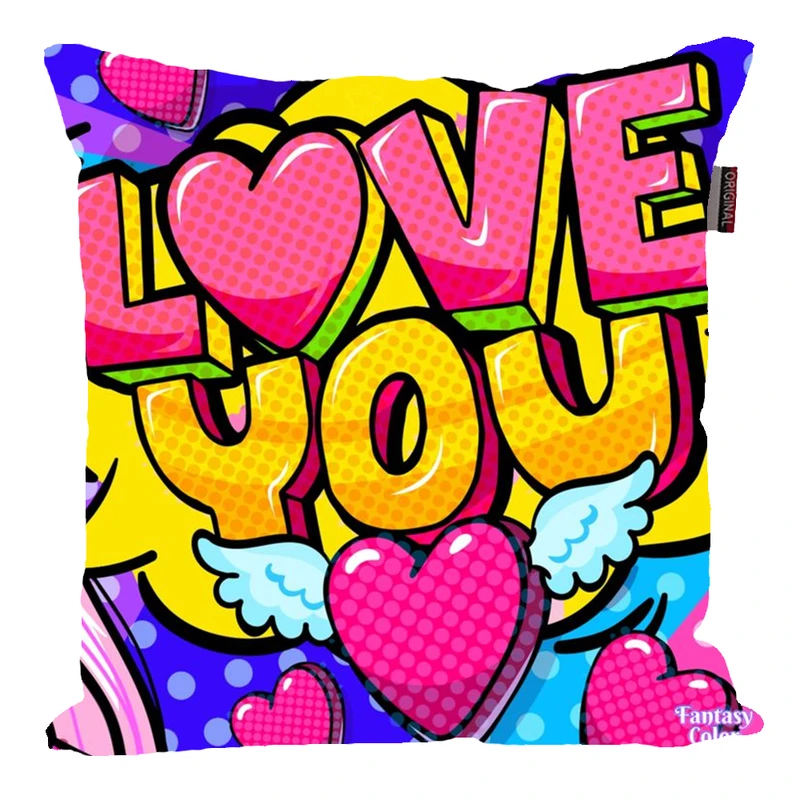 کوسن پاد آفرین مدل عشق طرح LOVE کد PK40863