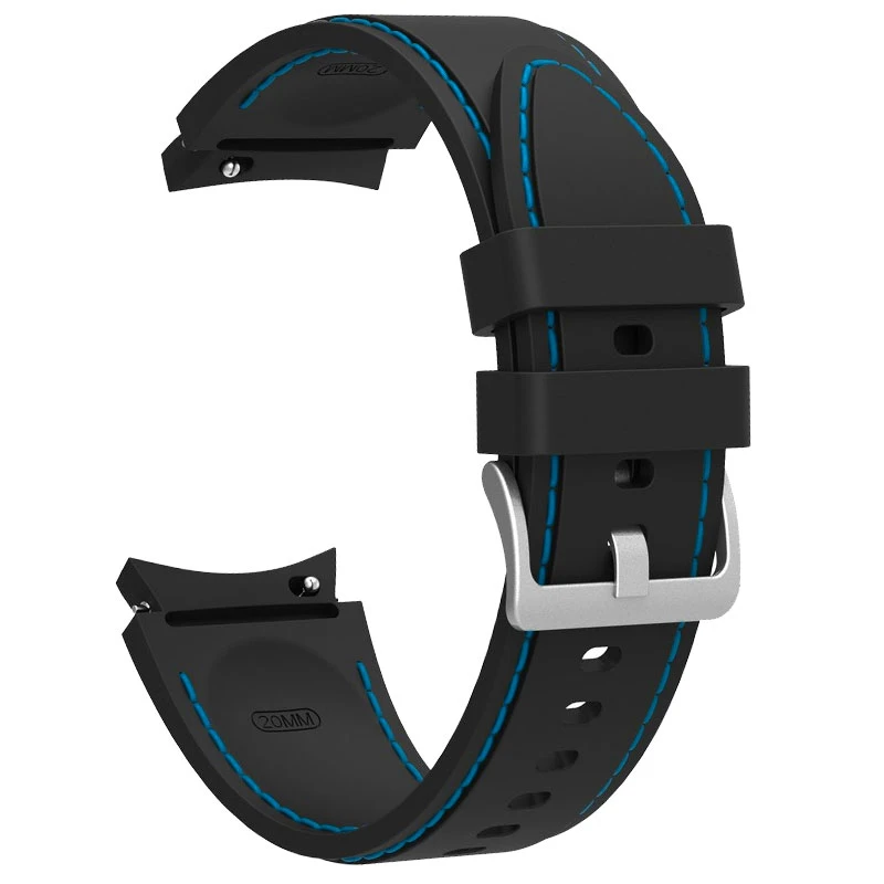 بند مسیر مدل Stitched Bluix Silicone Fit مناسب برای ساعت هوشمند سامسونگ Galaxy Watch 4 40mm / Watch 44mm / Watch classic 42mm / Watch classic 46mm