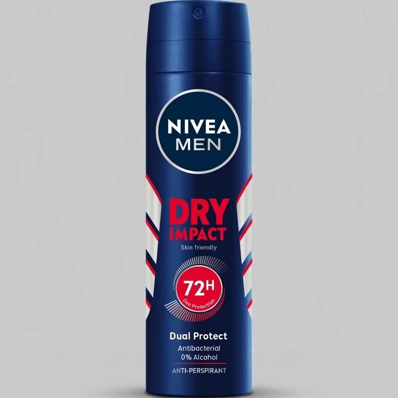 اسپری ضد تعریق مردانه نیوآ مدل DRY IMPACT 72h حجم 150 میلی لیتر
