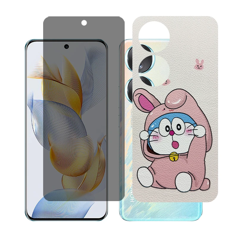 محافظ صفحه نمایش حریم شخصی گلس مدل Together مناسب برای گوشی موبایل آنر 90 به همراه برچسب پوششی پشت گوشی