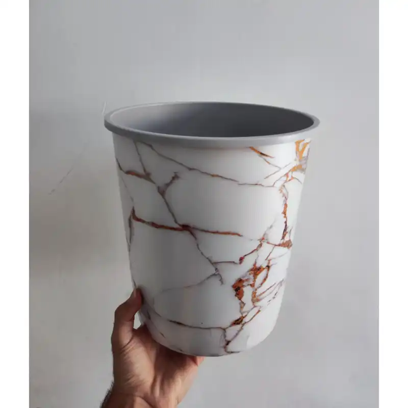سطل زباله طرح سنگ مرمر