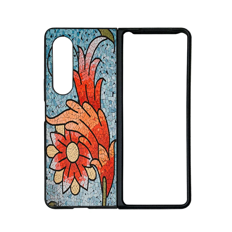 کاور قاب گارد هوم طرح گل مناسب برای گوشی موبایل سامسونگ galaxy z fold 4