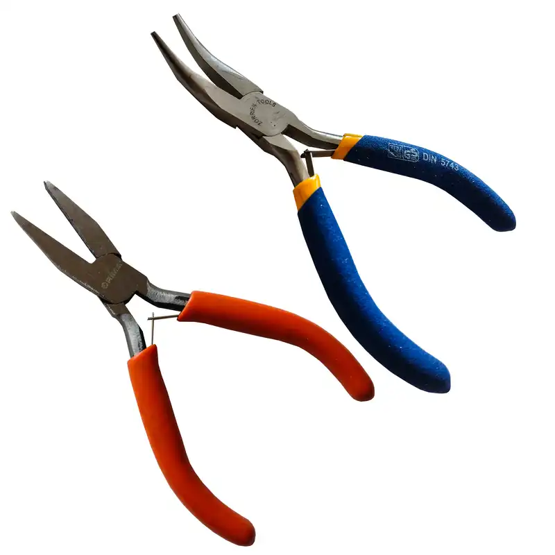 انبر دم پهن و دم باریک ریما مدل SSJN - 4.5 INCH  سایز 4.5 اینچ