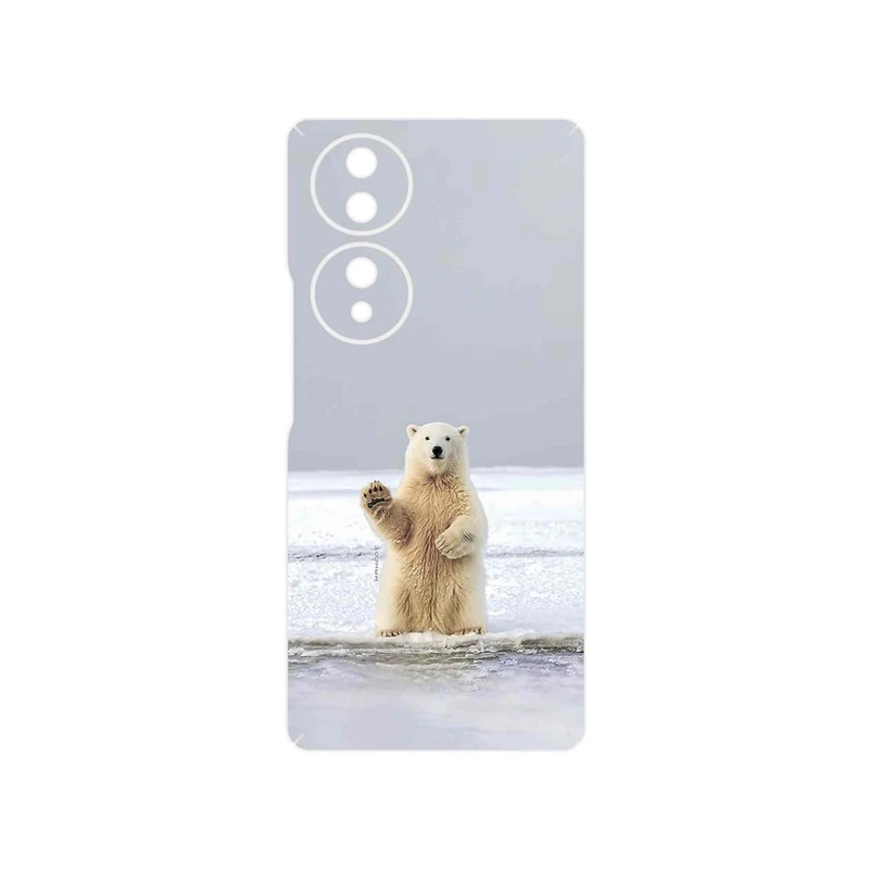 برچسب پوششی ماهوت مدل Polar_bear مناسب برای گوشی موبایل آنر 70