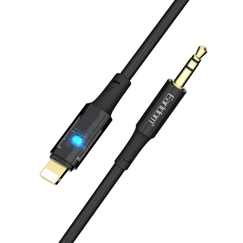 کابل تبدیل AUX به لایتنینگ ارلدام مدل AUX52 طول 1 متر