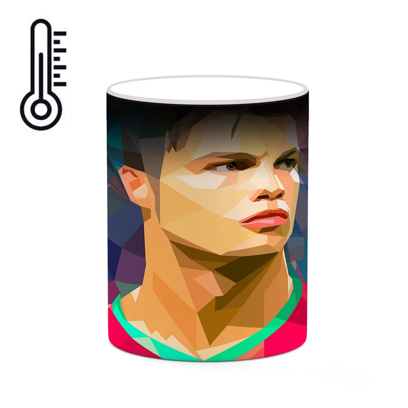 ماگ حرارتی کاکتی طرح Ronaldo رونالدو مدل mgh43008