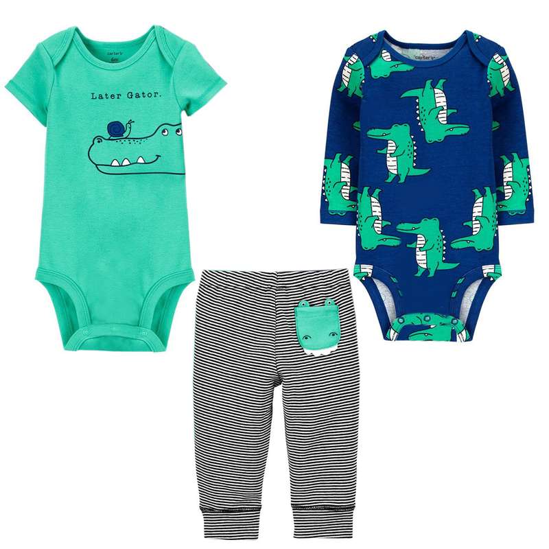 ست 3 تکه لباس نوزادی کارترز مدل 1648