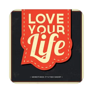 زیر لیوانی کاکتی طرح عاشقانه مدل mp40352