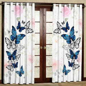  پرده مدل مخمل پانچی کد 1064 سایز 140x280 سانتی متر