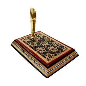 قلمدان خاتم کاری مدل تکی مستطیل کد 7p10-6sim