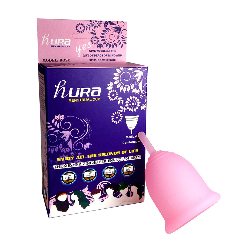 کاپ قاعدگی حورا مدل رز سایز یک