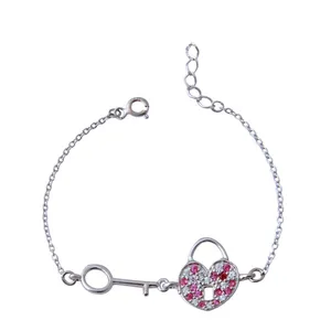    دستبند نقره زنانه بازرگانی میلادی کد DP_245