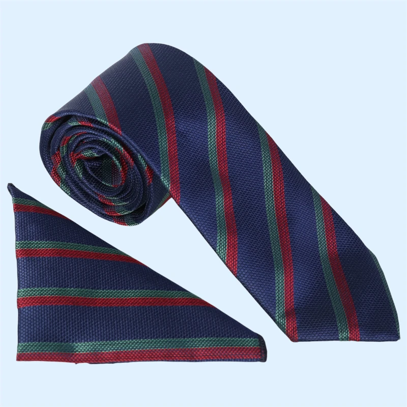 ست کراوات و دستمال جیب مردانه نسن مدل T159