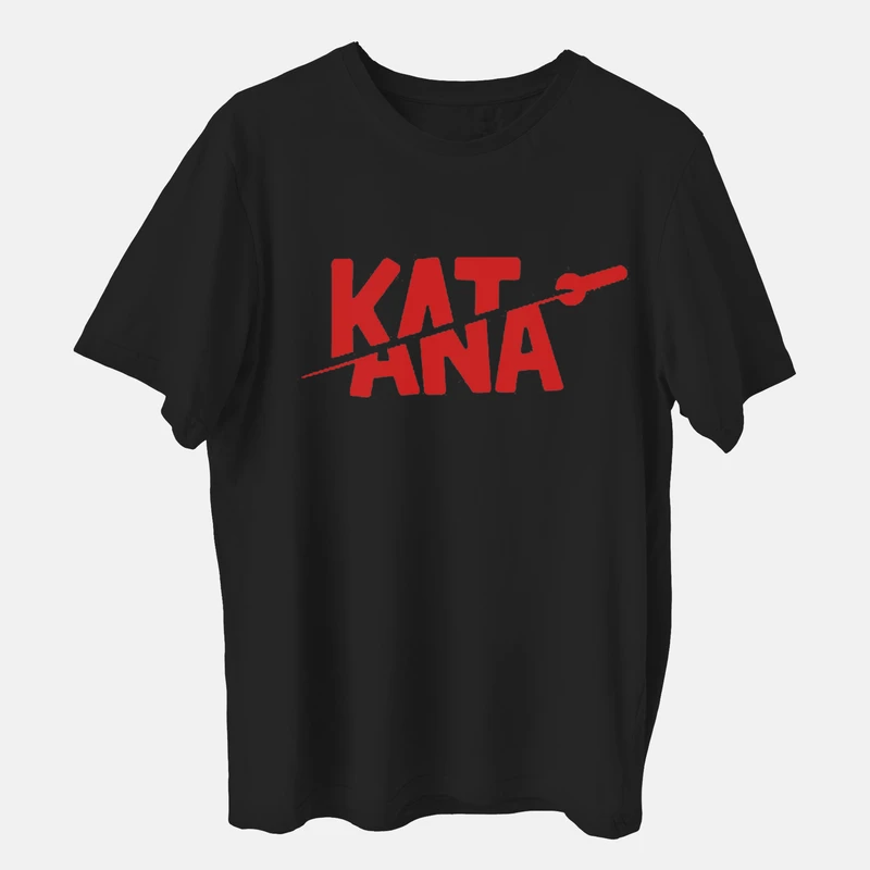 تی شرت آستین کوتاه مردانه مدل کاتانا ژاپنی کد anm280