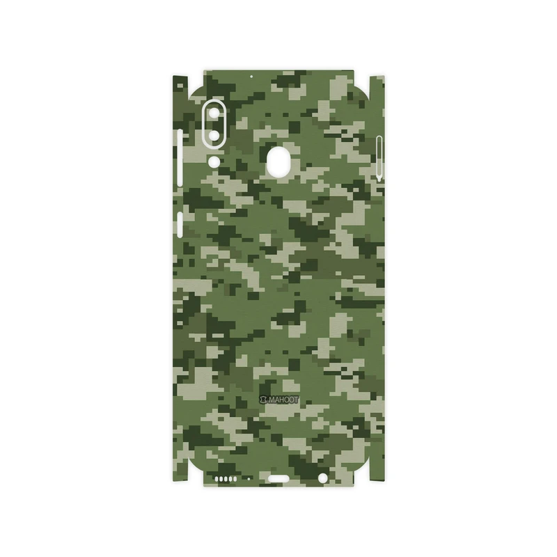برچسب پوششی ماهوت مدل Army-Green-Pixel-FullSkin مناسب برای گوشی موبایل سامسونگ Galaxy M20