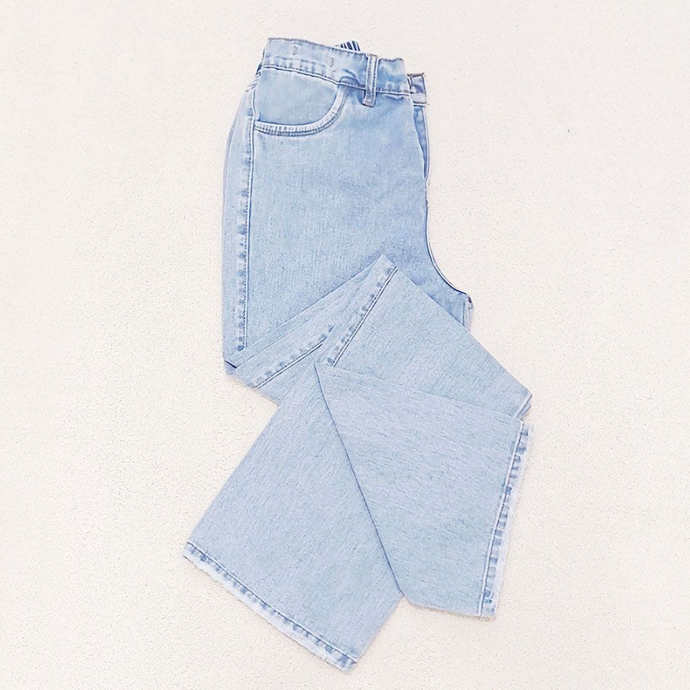 شلوار جین راسته زنانه دیان مدل نیم بگ -  - 18