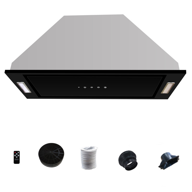 هود مخفی پرایم مدل کف شیشه در باز شو HT800 سایز 70