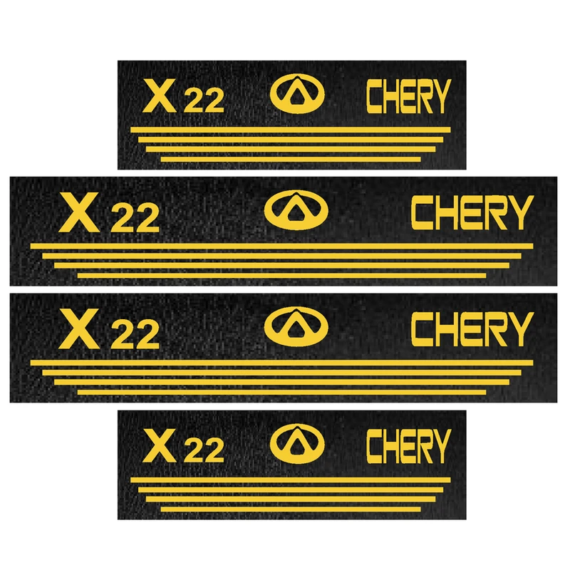 برچسب بدنه خودرو سیتی سالار طرح چرم کد AZ135 مناسب برای ایکس22 بسته 4عددی