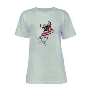 تی شرت آستین کوتاه زنانه کد A84  رنگ طوسی