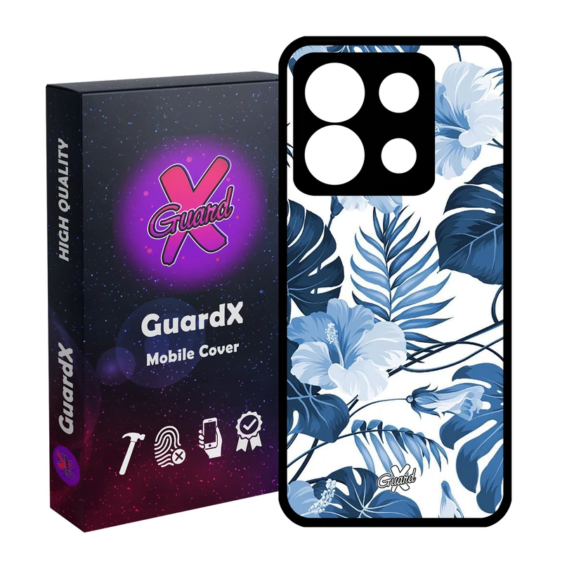 کاور گارد ایکس طرح Flower مدل Glass10354 مناسب برای گوشی موبایل شیائومی Redmi Note 13 5G