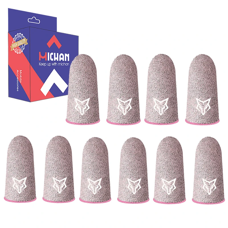 آستین کنترل کننده انگشت میچان مدل finger sleeve بسته 10 عددی