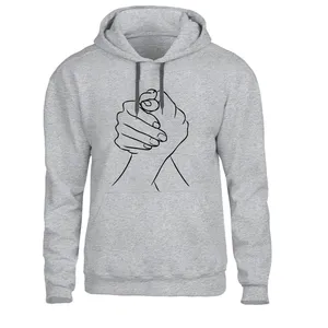 هودی مردانه مدل دست یاری کدZ54 رنگ طوسی