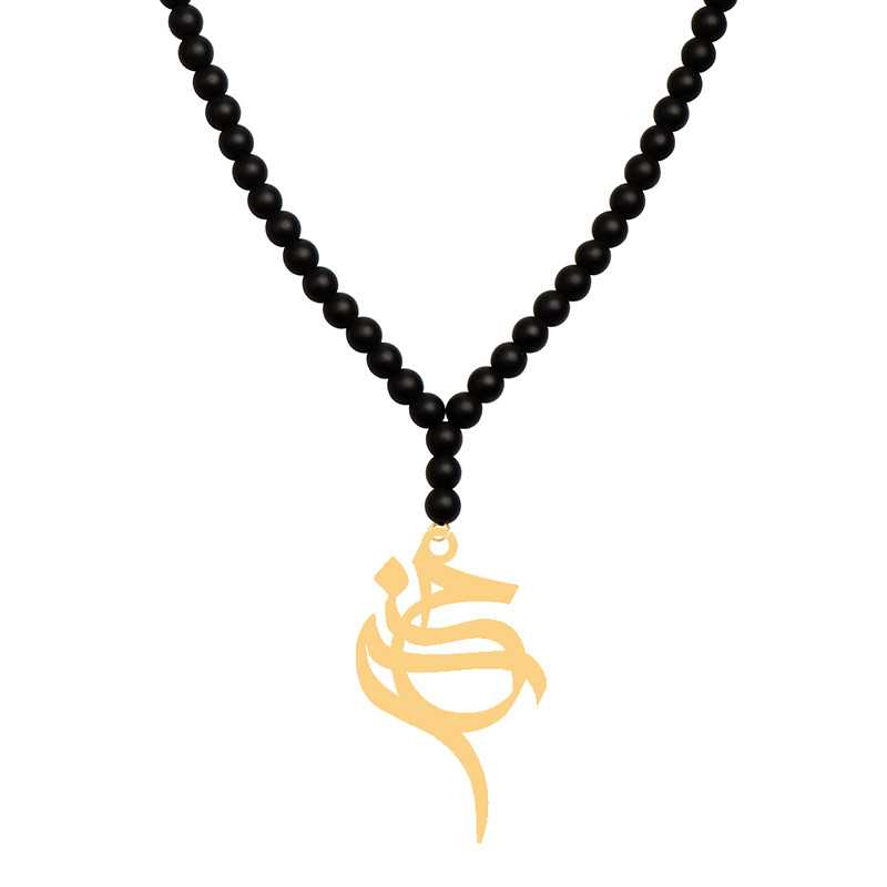 گردنبند طلا 18 عیار زنانه کرابو طرح حسن مدل Kr70952