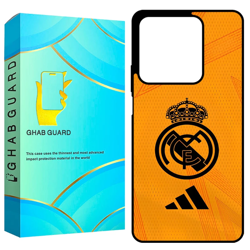 کاور قاب گارد طرح رئال مادرید مدل GCHPN134 مناسب برای گوشی موبایل شیائومی Redmi Note 13 4G