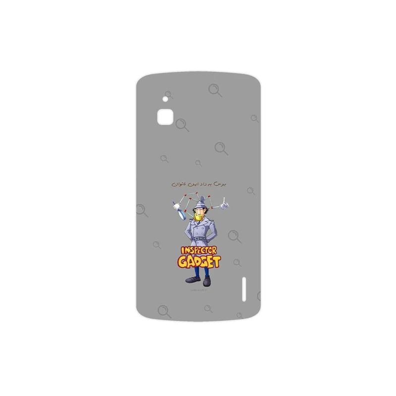 برچسب پوششی ماهوت مدل Inspector Gadget مناسب برای گوشی موبایل گوگل Nexus 4
