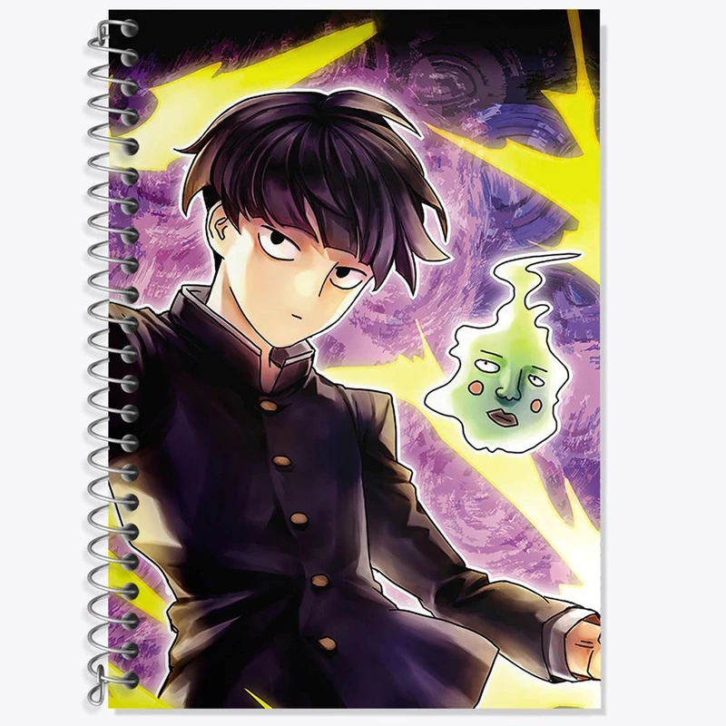 دفتر لغت 50 برگ خندالو مدل شییکو انیمه موب سایکو Mob Psycho 100 کد 24489