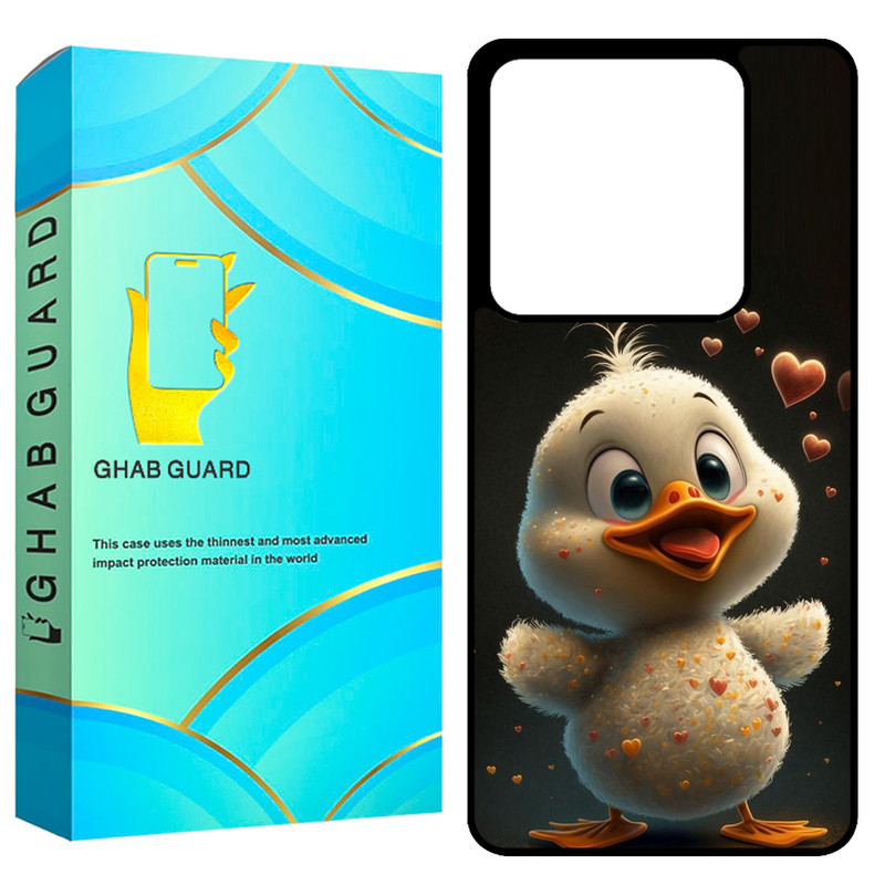 کاور قاب گارد طرح جوجه اردک مدل GCHPX6 مناسب برای گوشی موبایل شیائومی Redmi Note 13 Pro 5G / Poco X6 5G