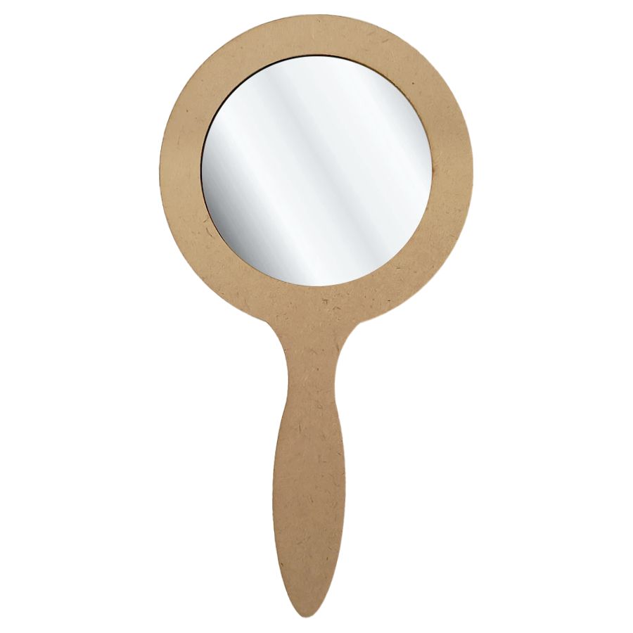 آینه چوبی خام مدل دایره کد 001