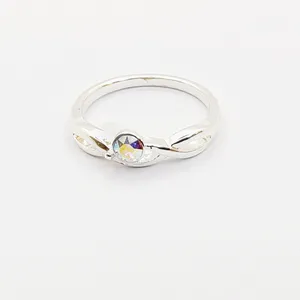 انگشتر زنانه مدل تک نگین