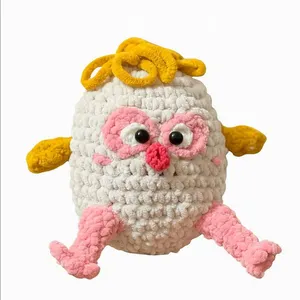 عروسک بافتنی طرح جوجه متعجب