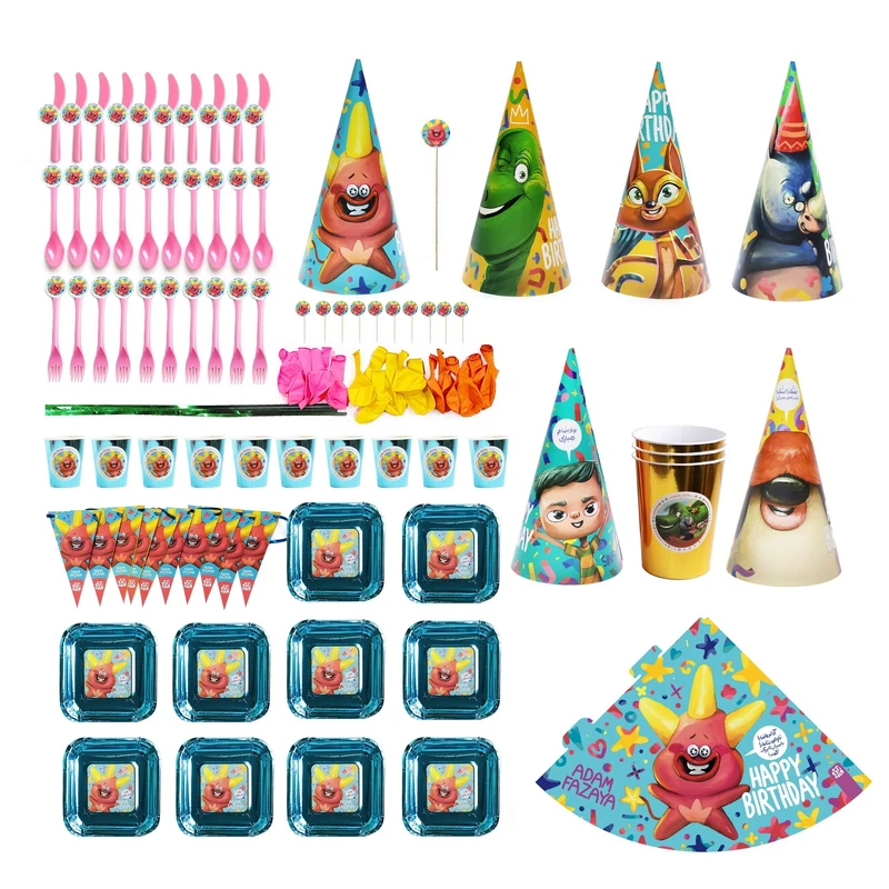  مجموعه 118 عددی تم تولد آی قصه طرح کاراکترهای «آدام فاضایا»