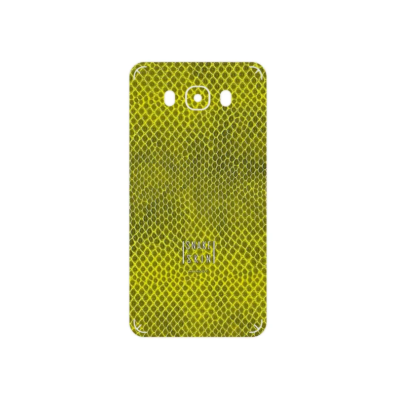 برچسب پوششی ماهوت مدل Yellow Snake Skin مناسب برای گوشی موبایل سامسونگ Galaxy J7 2016