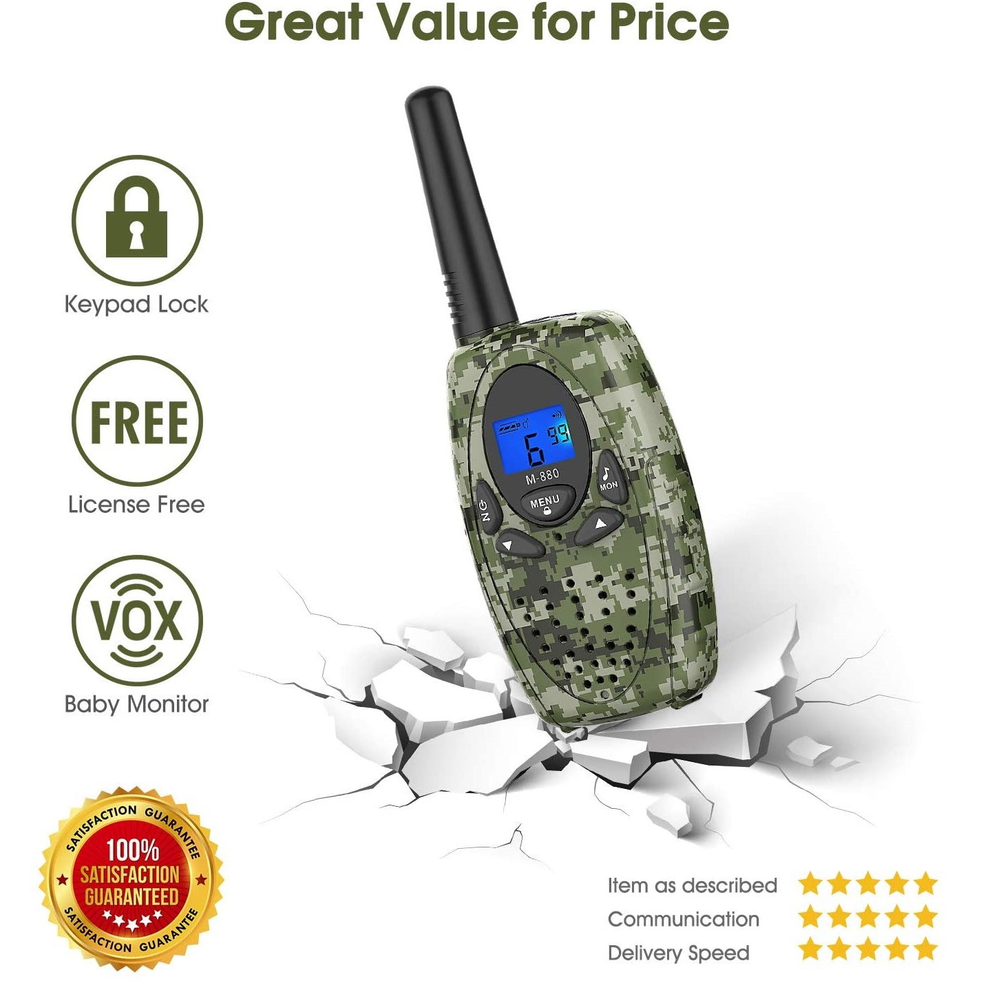 واکی تاکی اسباب بازی مدل Range To Up 25 Kilometers