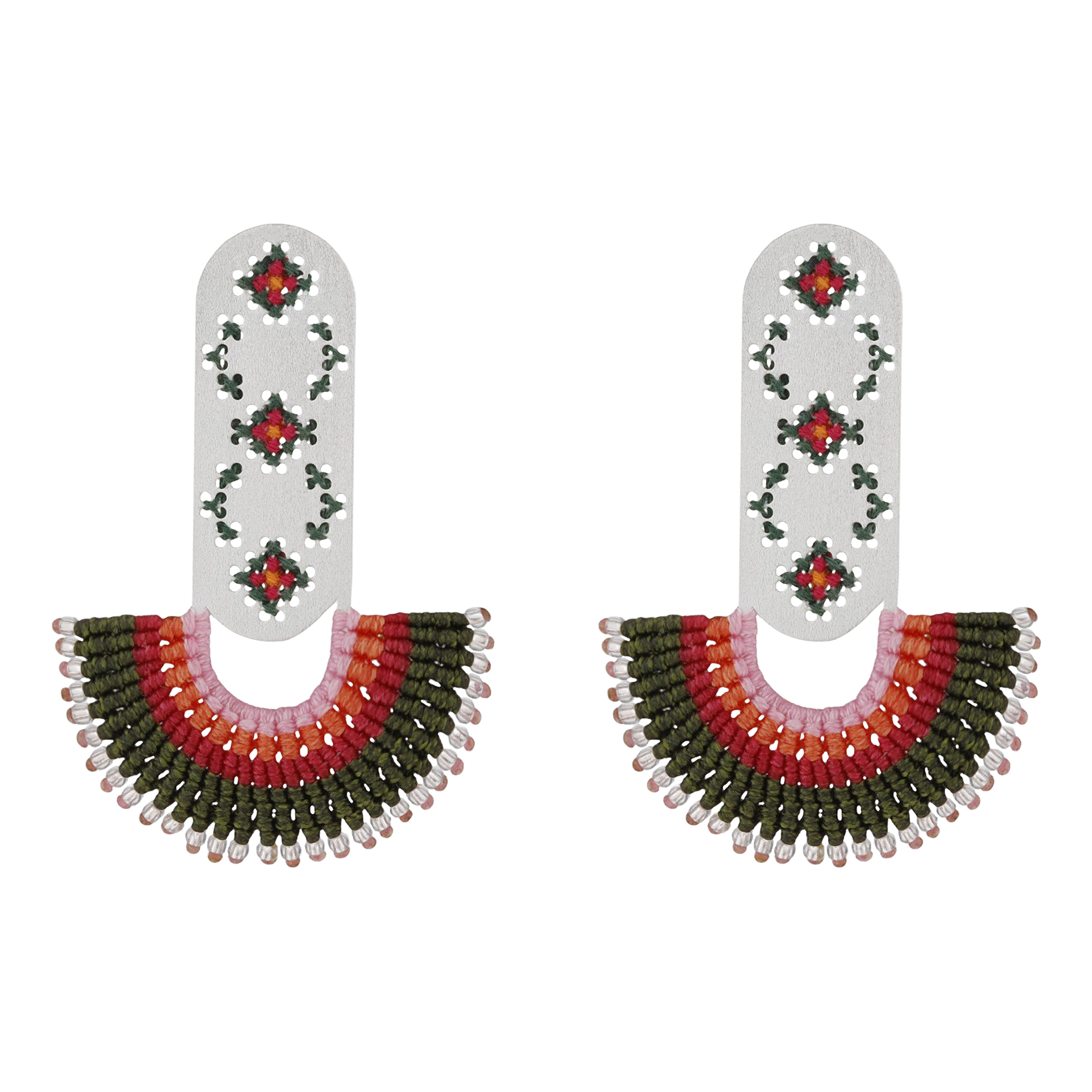 گوشواره زنانه مدل گلستان کد 009