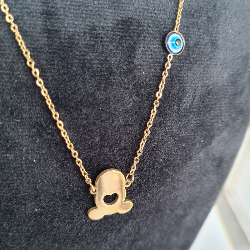 گردنبند دخترانه مدل چشم نظر گردنبند دخترانه مدل چشم نظر