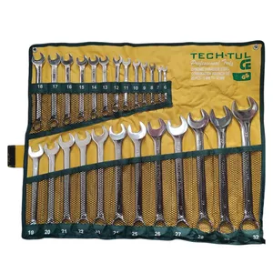 مجموعه 25 عددی آچار یکسر تخت یکسر رینگی تکتول مدل پروفشنیال