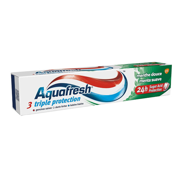 خمیر دندان آکوافرش مدل Triple Protect حجم 75 میلی لیتر خمیر دندان آکوافرش مدل Triple Protect حجم 75 میلی لیتر