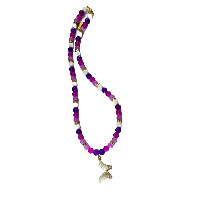 گردنبند دخترانه مدل پروانه نگین دار کد F44 گردنبند دخترانه مدل پروانه نگین دار کد F44