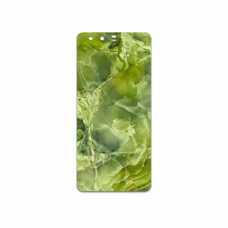 برچسب پوششی ماهوت مدل Green Crystal Marble مناسب برای گوشی موبایل هوآوی P10 Plus